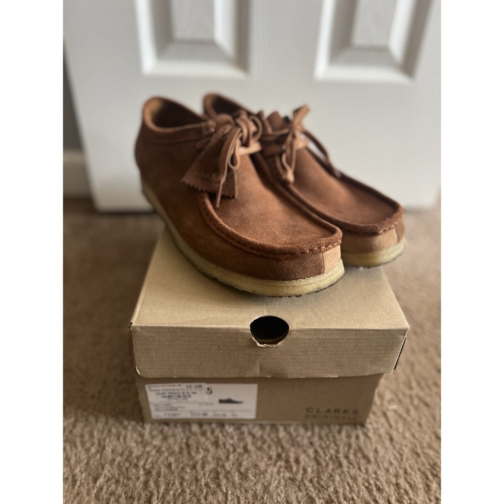 Clarks Originals Wallabee Men's Cola Combination Suede 26172397 Size 10.5
